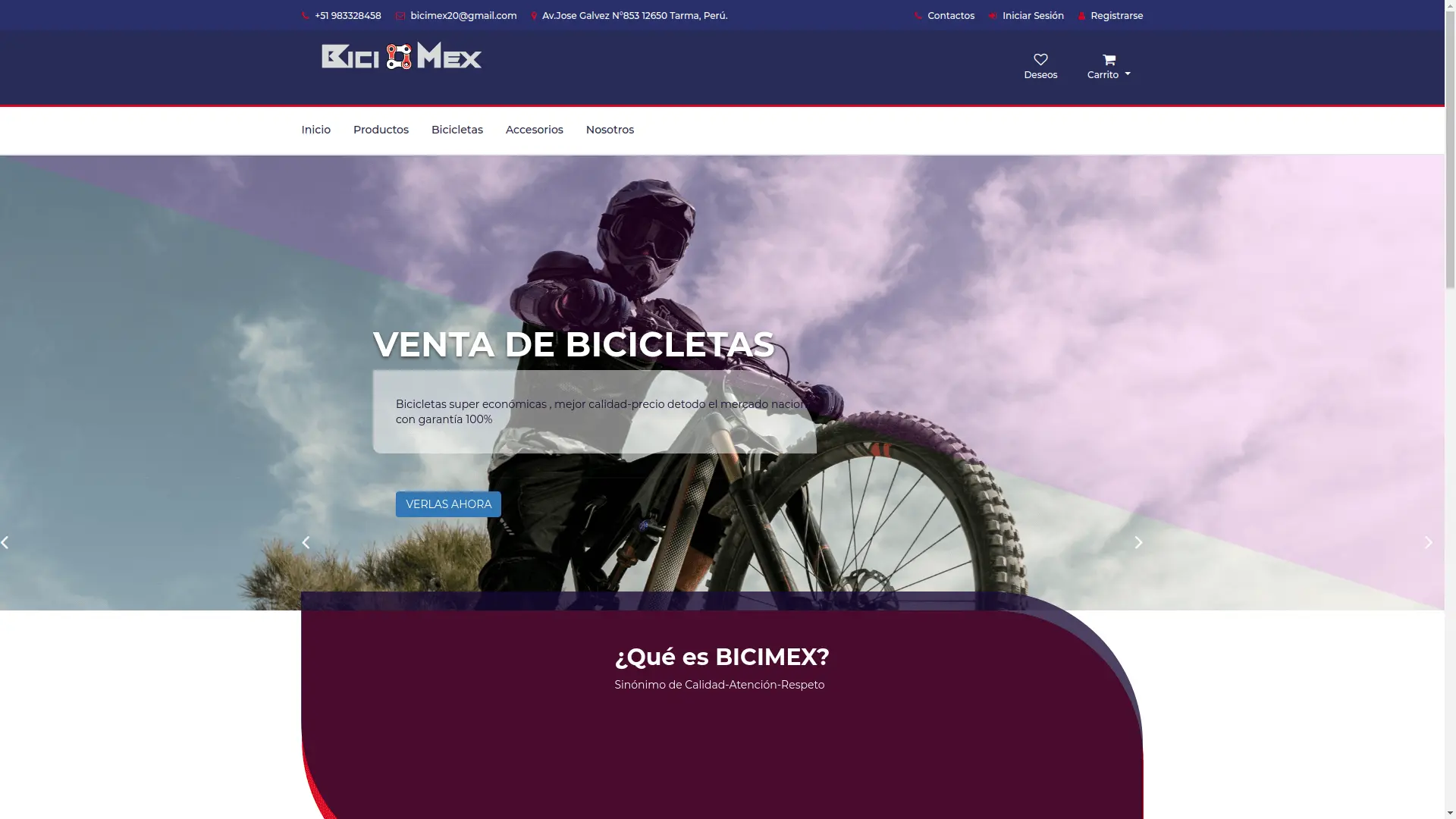 Screenshot de E-Bicimex